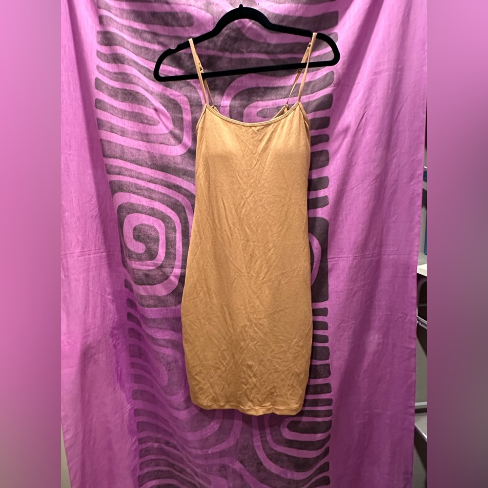 Popilush slip dress with shape wear